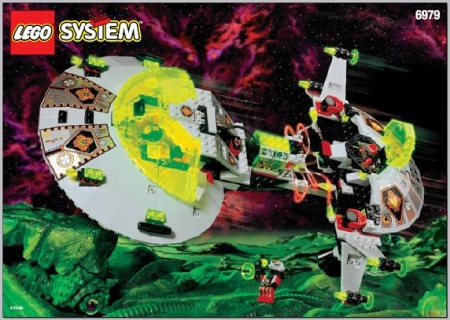 INS6979-G 6979 BOUWBESCHRIJVING- Interstellar Starfighter gebruikt *LOC RBS
