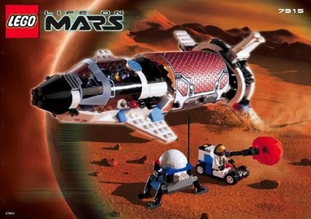 INS7315-G 7315 BOUWBESCHRIJVING- Life on Mars: Solar Explorer gebruikt *