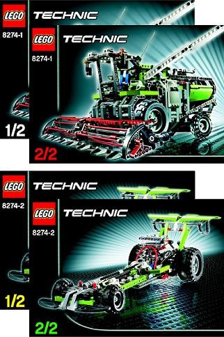 INS8274-G 8274 BOUWBESCHRIJVING- Combine Harvester (4 boekjes) gebruikt *