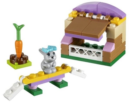Set 41022-G - Friends: Bunny's Hutch D/H/97%- gebruikt