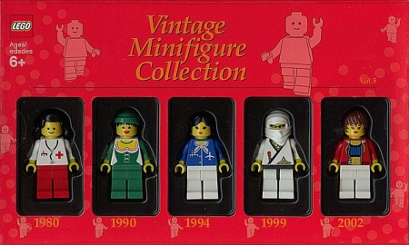 Set 852769 - Minifigs: 2010 Vintage Minifigure Collection Vol.5- Nieuw