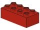 3011-5 DUPLO steen 2x4 (LET OP: DUPLO IS VRIJWEL ALTIJD PAKKETPOST) rood NIEUW *