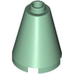 3942c-48BULK BULK: 10x 'Kegel 2x2x2 volledig open nop groen, zandkleurig NIEUW *1L046