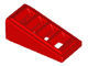 61409-5 Dakpan 18 graden 2x1 met vier sleuven rood NIEUW *1L190