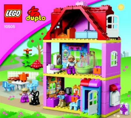 INS10505-G 10505 BOUWBESCHRIJVING- Play House NIEUW *