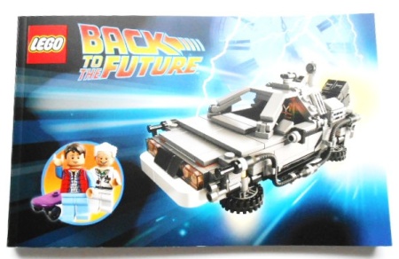 INS21103 21103 BOUWBESCHRIJVING- The DeLorean Time Machine NIEUW *