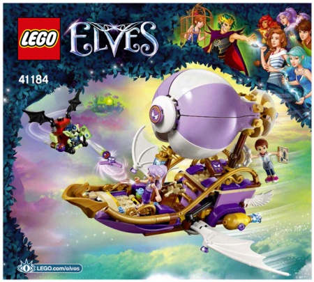 INS41184 41184 BOUWBESCHRIJVING- Aira's Airship & The Amulet Chase NIEUW *