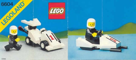 INS6604-G 6604 BOUWBESCHRIJVING- Formula I Racer gebruikt *LOC RBL