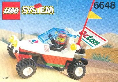 INS6648-1-G 6648 BOUWBESCHRIJVING- Mag Racer gebruikt *LOC RBS