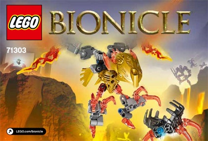 INS71303-G 71303 BOUWBESCHRIJVING -Ikir Creature of Fire gebruikt *