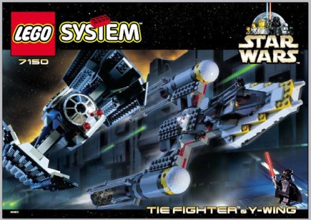 INS7150-G 7150 BOUWBESCHRIJVING- TIE Fighter & Y-wing gebruikt *LOC RBS