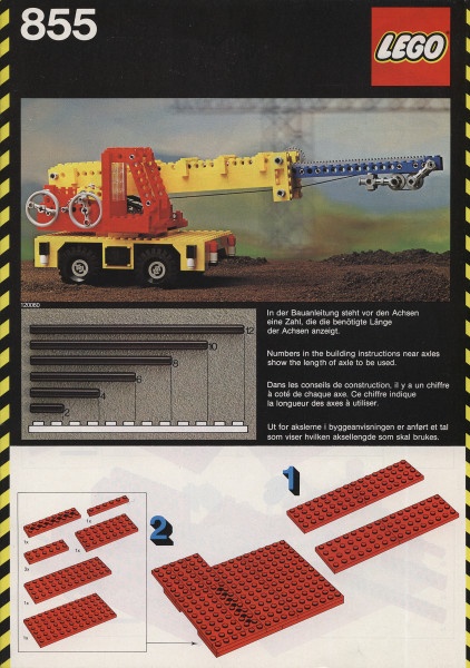 INS855-G 855 BOUWBESCHRIJVING Mobile Crane gebruikt *LOC RBT