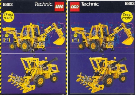 INS8862-G 8862 BOUWBESCHRIJVING- Backhoe gebruikt *