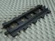 4563-11G DUPLO Treinrail recht lang zwart gebruikt *