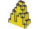 6083-3G Driehoekig rotsstuk (LURP) geel gebruikt *3D0000