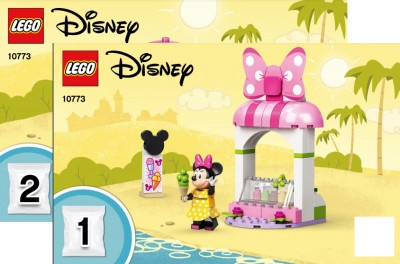 INS10773 10773 BOUWBESCHRIJVING Minnie Mouse's Ice Cream Shop NIEUW *