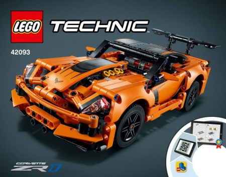 INS42093 42093 BOUWBESCHRIJVING- Chevrolette Corvette NIEUW *