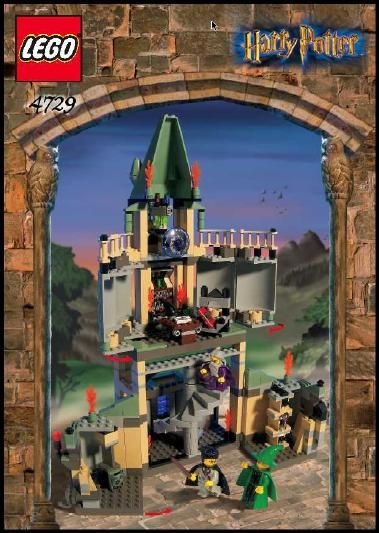 INS4729-G 4729 BOUWBESCHRIJVINGS- Harry Potter- Dumbeldore's kantoor gebruikt *