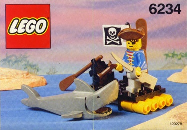 INS6234-G 6234 BOUWBESCHRIJVING- Renegade's Raft gebruikt *LOC RB
