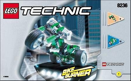INS8236-G 8236 BOUWBESCHRIJVING- Bike Burner gebruikt *loc box1