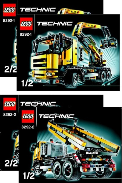INS8292 8292 BOUWBESCHRIJVING- Cherry Picker (4 boekjes) NIEUW *