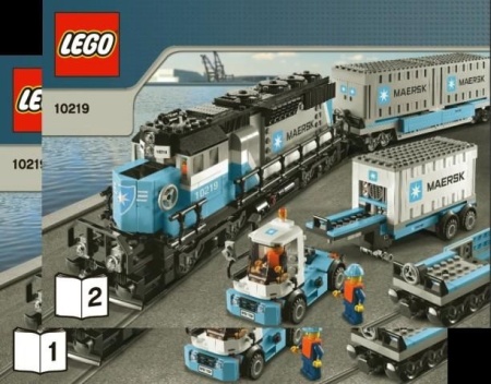 INS10219 10219 BOUWBESCHRIJVING- Maersk trein NIEUW *LOC M6