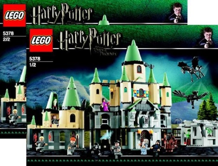INS5378-G 5378 BOUWBESCHRIJVING- Harry Potter Howarts kasteel- 3e uitvoering NIEUW *