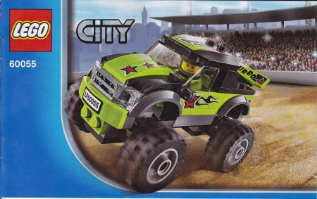INS60055-G 60055 BOUWBESCHRIJVING- Monster Truck gebruikt *