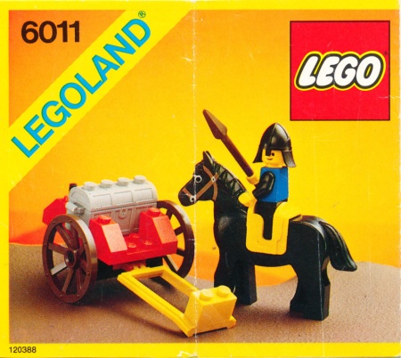 INS6011-G 6011 BOUWBESCHRIJVING- Black Knight's Treasure gebruikt *