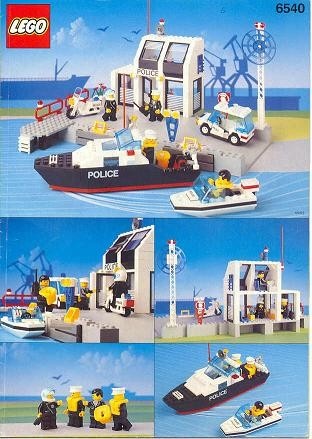 INS6540-G 6540 BOUWBESCHRIJVING- Pier Police gebruikt *LOC RB