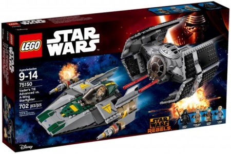 Set 75150 - Star Wars: Vader's TIE Advanced vs. A-Wing Starfighter- Nieuw