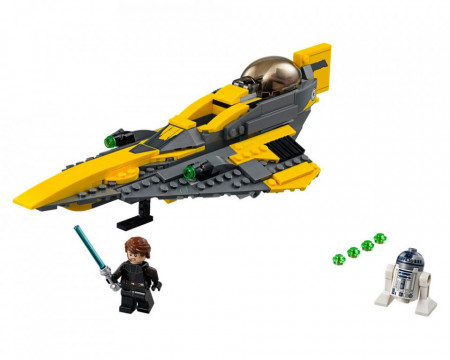 Set 75214-GB Anakin's Jedi Starfighter gebruikt deels gebouwd *B036
