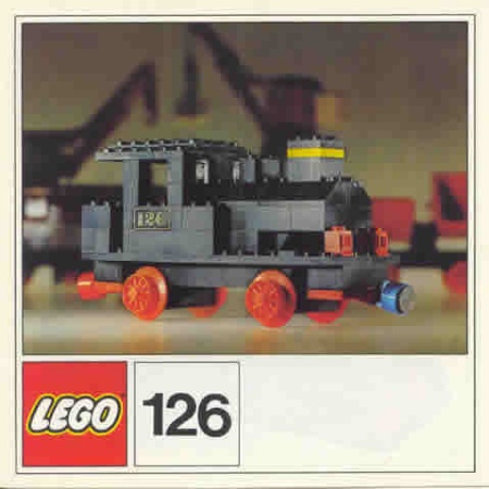 INS126-1-G 126 BOUWBESCHRIJVING Steam Locomotive (Push) gebruikt *LOC RB