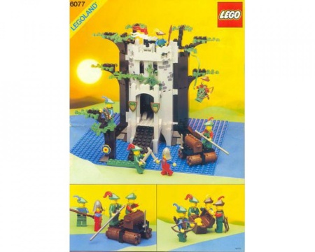 INS6077-G 6077 BOUWBESCHRIJVING- Forestmen's River Fortress gebruikt *LOC RBL