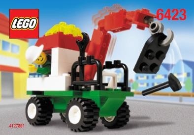 INS6423-G 6423 BOUWBESCHRIJVING- Mini town truck gebruikt *LOC RBS