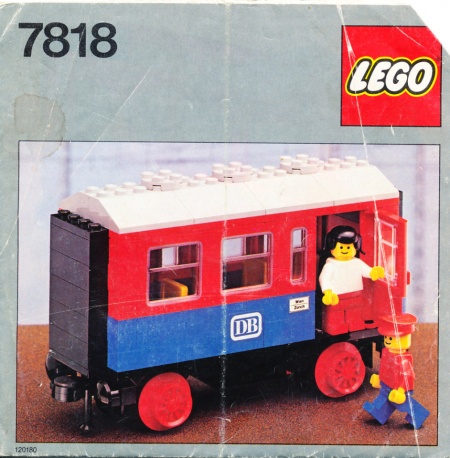 INS7818-Gb 7818 BOUWBESCHRIJVING- Passenger Carriage (met kreukjes/vlekjes) gebruikt *LOC RB