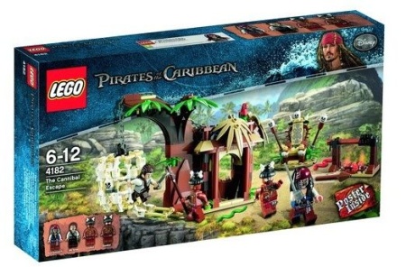 Set 4182 - Pirates of the Caribbean: The Cannibal Escape- Nieuw