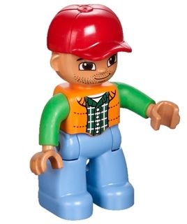 98458-67 DUPLO Pallet zilver, metallic NIEUW *