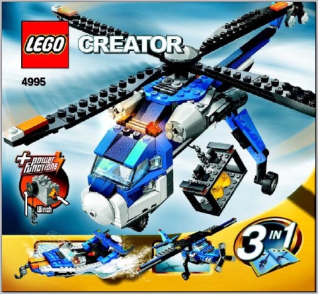 INS4995-G 4995 BOUWBESCHRIJVING- Cargo Copter (2 boekjes) gebruikt *