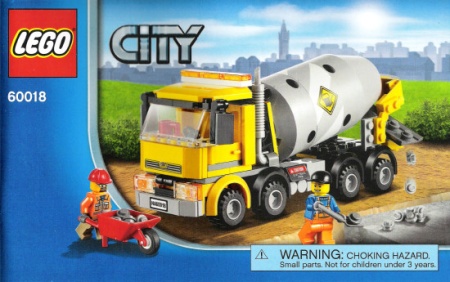 INS60018-G 60018 BOUWBESCHRIJVING- Cement Mixer gebruikt *