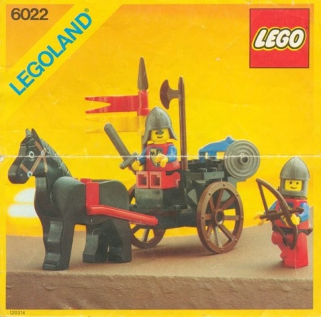 INS6022-G 6022 BOUWBESCHRIJVING- Lion Knights gebruikt *LOC M2
