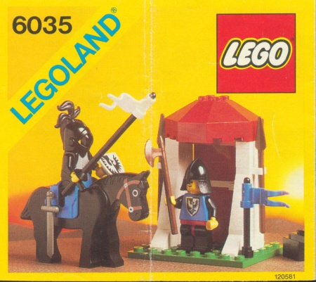 INS6035-G 6035 BOUWBESCHRIJVING- Castle Guard gebruikt *LOC RBL