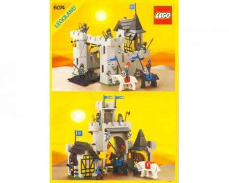 INS6074-G 6074 BOUWBESCHRIJVING- Black Falcon's Fortress gebruikt *LOC RBL