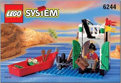 INS6244-G 6244 BOUWBESCHRIJVING- Piraten I: Armada Sentry gebruikt *LOC RBS