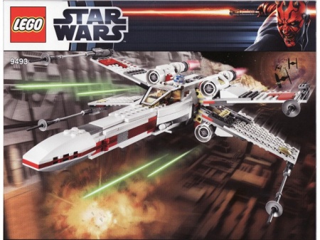 INS9493-G 9493 BOUWBESCHRIJVING- X-wing Starfighter gebruikt *