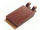 30350-88 Tegel 2x3 met twee clips aan uiteinde bruin, roodachtig NIEUW *0D0000