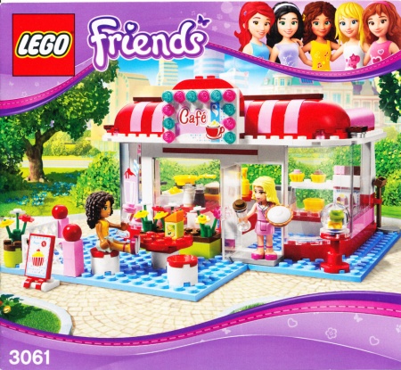 INS3061-G 3061 BOUWBESCHRIJVING- Friends: City Park Café gebruikt *LOC BE
