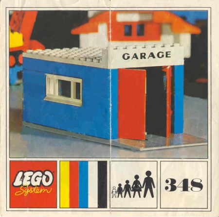 INS348-1-G 348 BOUWBESCHRIJVING Garage met automatische deuren gebruikt *LOC RB