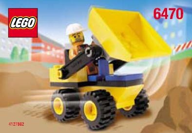 INS6470-G 6470 BOUWBESCHRIJVING- Mini Dump Truck gebruikt *LOC RBS