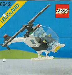 INS6642-G 6642 BOUWBESCHRIJVING- Police Helicopter gebruikt *LOC RBL